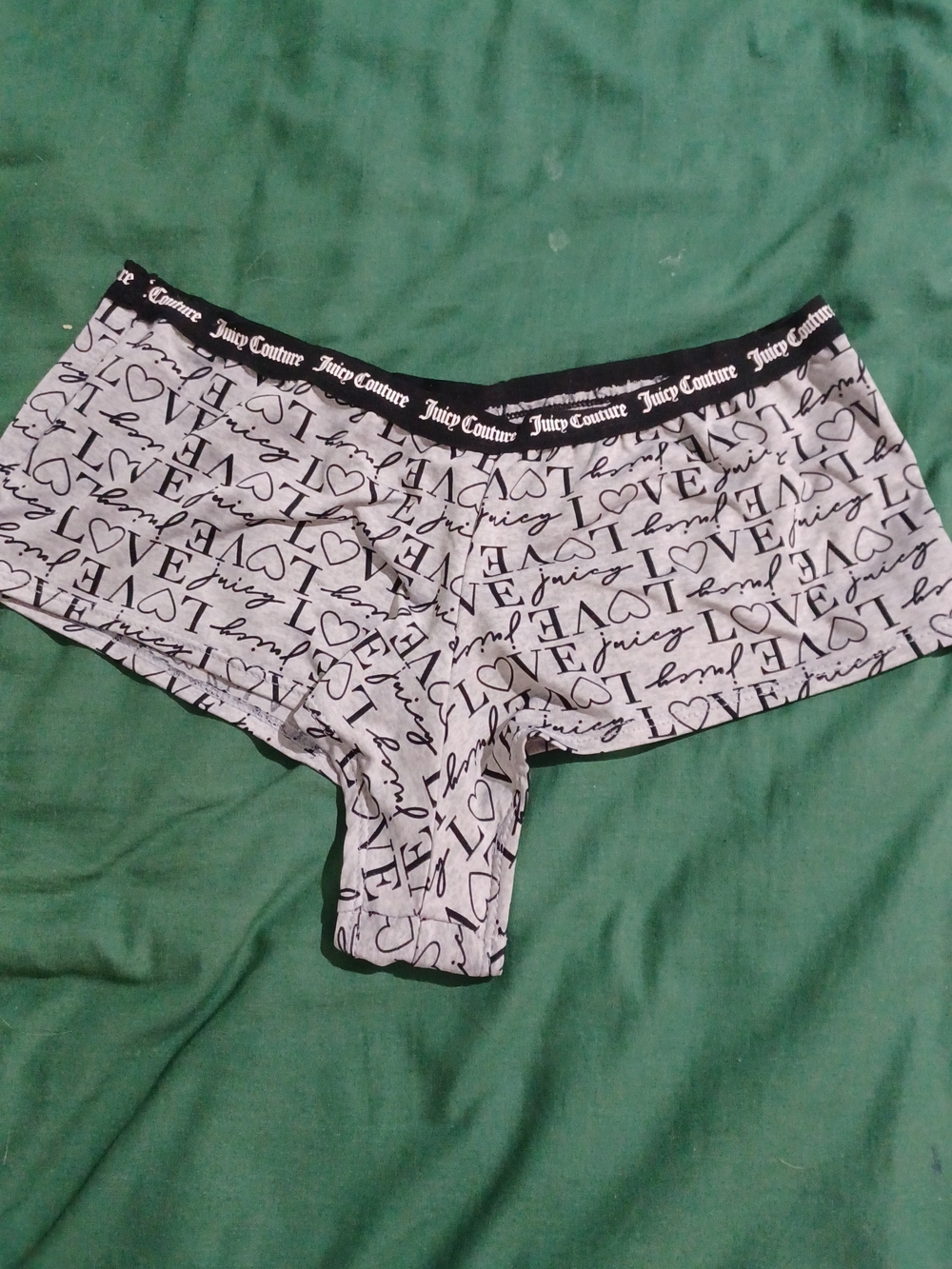 Juicy Couture Black & White 'LOVE' Boxer Briefs